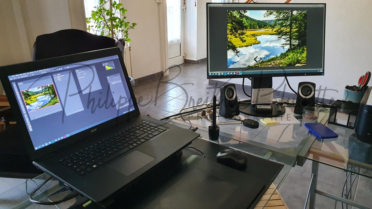 Espace de travail Photoshop